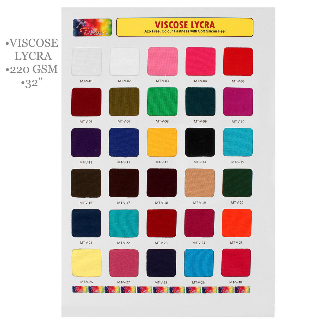 Viscose Lycra Fabric Manufacturers & Supplier